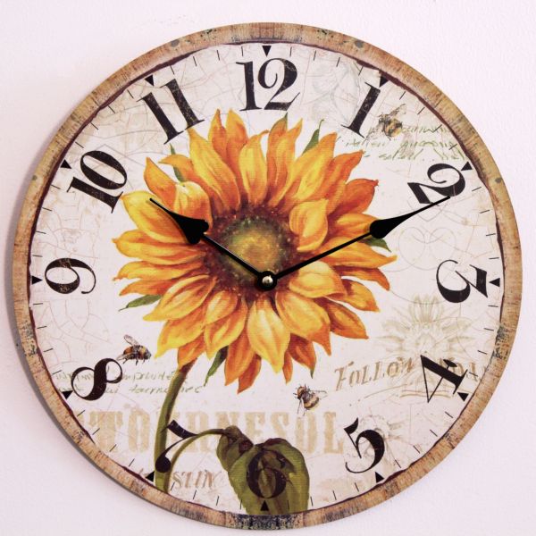 foto Hodiny na ze� - d�ev�n�